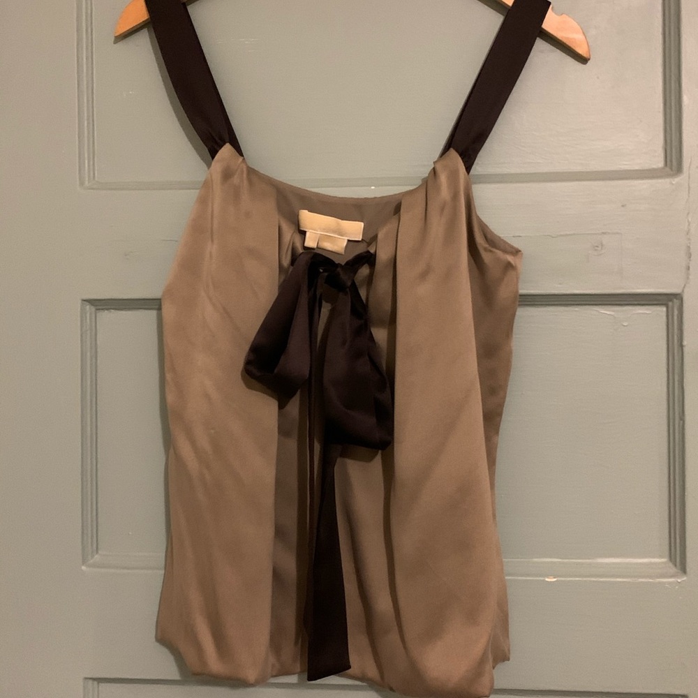 Michael Kors Collection Fall Silk Tank S/M